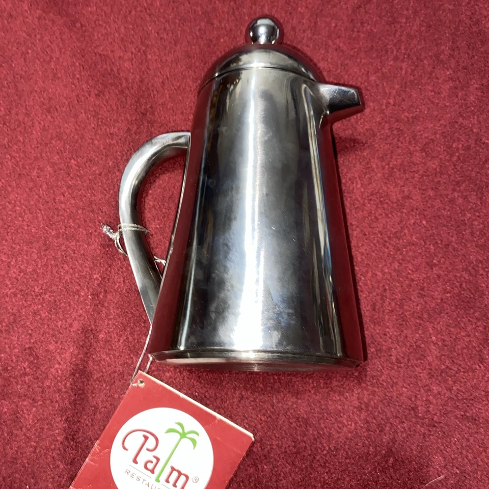 Palm Restaurant 12oz Double Wall Stainless Steel French Press Coffee Makers set - Image 2 of 4