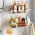 TAILI Shower Caddy 2‑Pack Suction Cup Stainless Steel Bathroom Organizer — photo 1