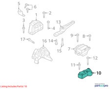 Soporte de montaje de transmisión Volkswagen Passat 2017 1K0199117AB