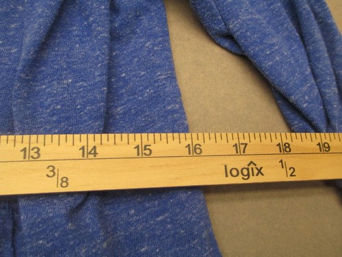 Nike Size L Womens Blue Organic Cotton Blend Hooded Full Zip Athletic Jacket 855 - Picture 6 of 9
