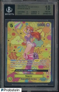 2024 One Piece Emperors In the New World #OP08106 Nami SP BGS 10 PRISTINE