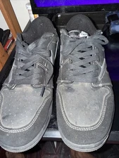 Nike Air Jordan 1 Low Top Travis Scott All Black Size 10 -Used Shoes