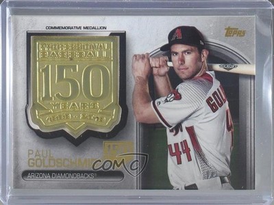 2019 Topps Commemorative Medallion 150th Anniversary /150 Paul Goldschmidt 5ox