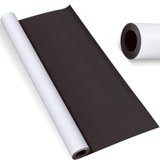 Blank White Surface Magnet Sheets 24 Inch x 5 Feet, 30 Mil Magnetic Roll Printab