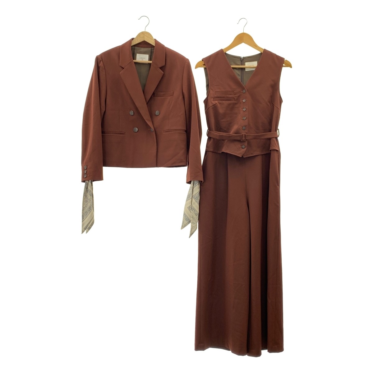 Ameri / Double Breasted Jacket Vest All In On Set… - image 1