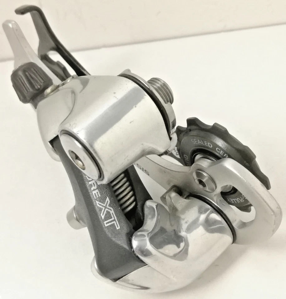 Dérailleur arrière Shimano Deore XT RD-M737 SGS Long Cage modèle tardif SIS 8... - Photo 4/4