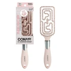 Conair Velvet Touch Flexi Head Hair Brush, Pink, 1-Count