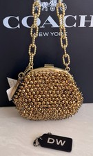 Coach Gold Poppy Handbag for sale | eBay