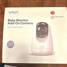 VAVA 720P Baby Monitor Add-On Camera Pan/Tilt Two-Way Audio Temp VA-IH006-CAM