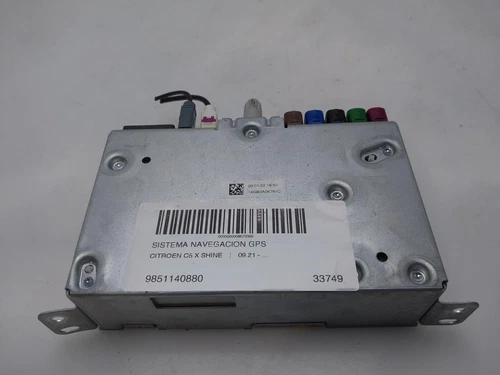 9851140880 Sistema Navegacion Gps para CITROEN C5 X SHINE 2022 8579366 - Imagen 1 de 10