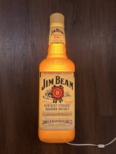 Vintage Jim Beam 27  Lighted Bottle For Manca...