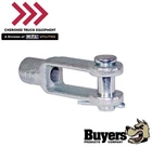 Buyers Products B27084AZKT, 3/8" Clevis w/ Pin & Cotter Pin Kit-Zinc Plated