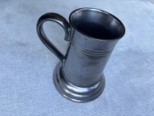 Prinknash Abbey pottery tankard gunmetal lustre glaze VGC