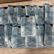 Silkies Ultra Control Top Pantyhose Lot Of 14 Pairs SZ M / Medium Jet Black New