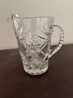 Vintage Anchor Hocking Star Of David Pitcher