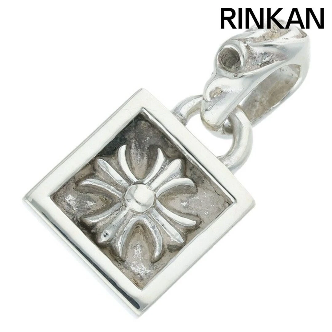 CHROME HEARTS Collana Top Uomo Cromo Cuori CORNICIATO CH PLUS Charm Argento Usatoc742a27dcb