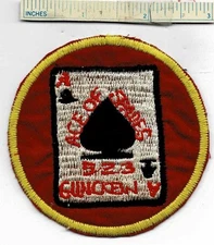 Vietnam War ACE Of SPADES 523rd Gun Crew Engineer Co. Shoulder Patch USAF