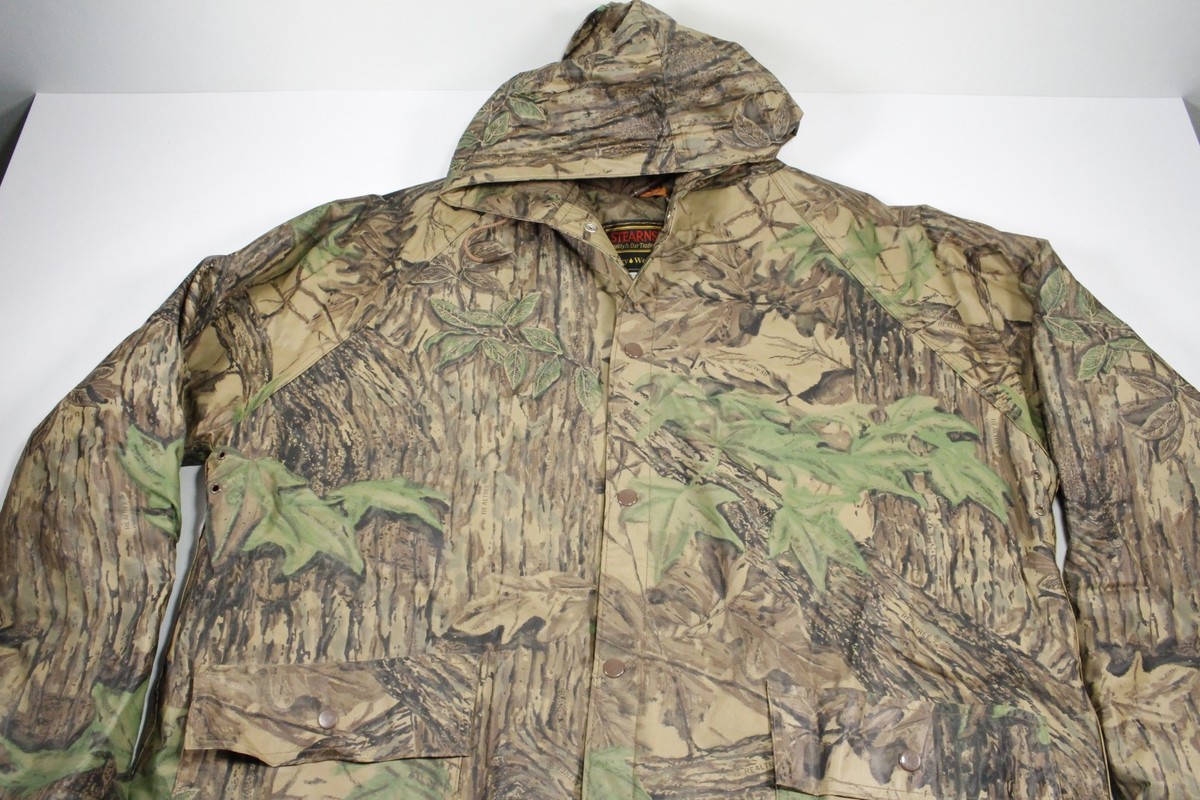 Stearns Dry Wear Hunting Rain Jacket Men's Sz XL Realtree Camo