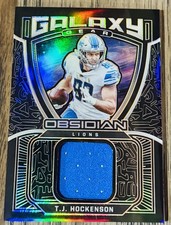 2021 Panini Obsidian Galaxy Gear T.J. Hockenson #GG-TJ /75 Detroit Lions