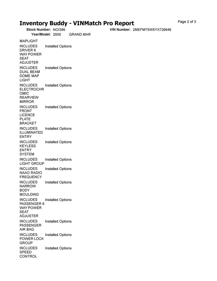 Maçaneta externa traseira direita usada serve: 2000 maçaneta da porta Mercury Grand Marquis - Imagem 3 de 4