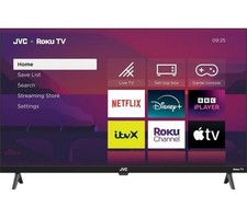 JVC LT-32CR250 Roku TV 32" Smart HD Ready HDR LED TV - REFURB-A