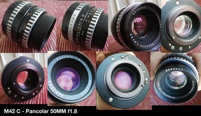 15 Vintage Exakta and M42 Lenses (Pancolar, Meyer, Lydith, Schacht, Ludwig, etc)