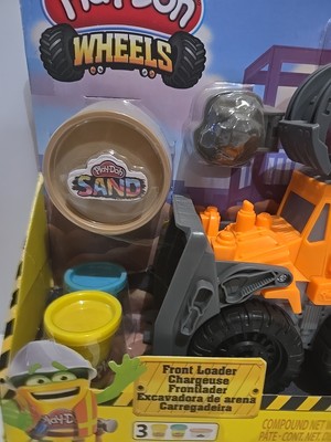 Play-Doh Wheels Front Loader Toy Truck with Non-Toxic Play-Doh