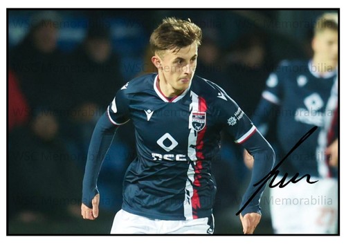 11445. Jack Wells-Morrison Signed Pictures A4 Prints Crystal Palace Ross County