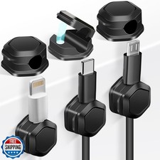 Cord Holder - Magnetic Cable Clips - Under Desk Cable Management