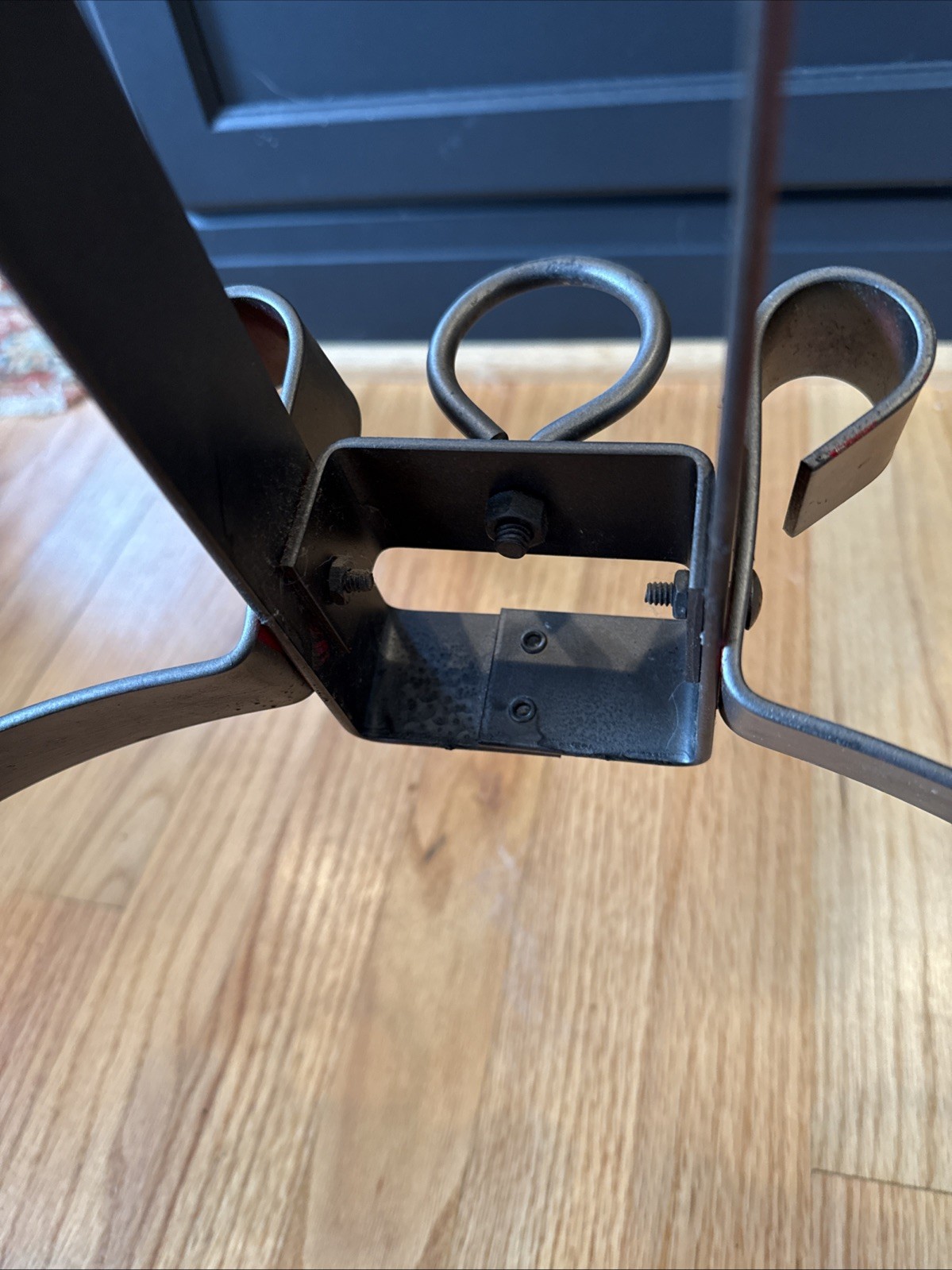 Eclume Pot Rack Rectangle Ceiling Pot Rack with Hooks Steel 30” x 18”