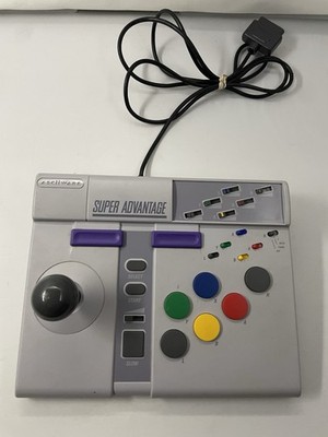 Super Nintendo SNES Asciiware Super Advantage Arcade Controller (Model 4910)