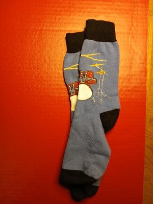 Socksmith Graphic Cotton Crew  Drummers  Socks 
