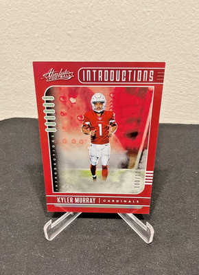 2019 Panini Absolute - Kyler Murray Introductions #13 Red Spectrum /100 Bookend