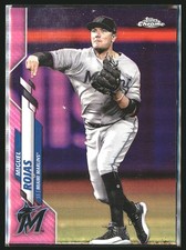 2020 Topps Chrome #105 Miguel Rojas Pink Refractor