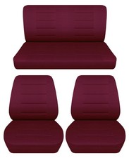 Front And Rear Seat Covers Fits 1966 To 1970 Dodge Charger Nice Colors