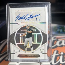 2021 Panini National Treasures Holo Gold 4/10 Sebastian Janikowski Auto 19zq