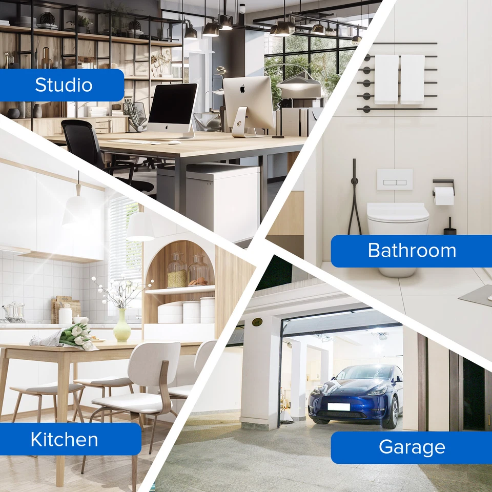 SANSI 5500lm LED Light Bulbs BR30 40W=350W 5000K Energy Efficient Workshop Bulb - Image 2 of 2