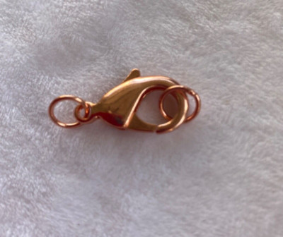 12 pieces ~ 22mm Copper Lobster Claw Clasps OB12