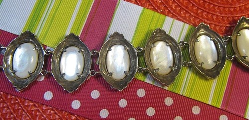 NACHLASSVERKAUF ~ ARMBAND ~ 36,2 GMS ~ VINTAGE/ANTIQ. ~ 925 STERLINGSILBER ~ MOPP/MARKASIT - Bild 9 von 12