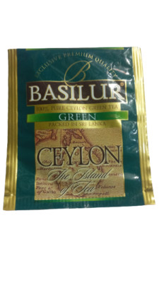 Basilur Green tea 100% ceylon premium classics high quality one packet
