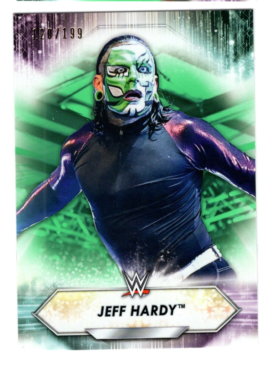 JEFF HARDY 2021 TOPPS WWE LIGHT GREEN PARALLEL /199 | eBay