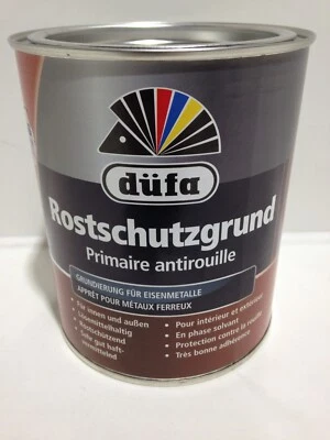 Düfa Profi Rostschutz Grund Oxydrot 2,5/0,75/0,375L Rostschutzgrundierung