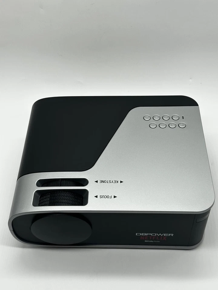 DBPOWER Movie Projector Native 4K 1080p WiFi Bluetooth Built-in Netflix 500ANSI - Image 4 of 4