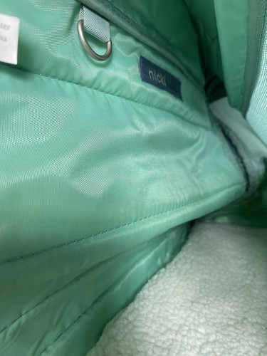 Pet Carrier Bag Backpack Nicole Miller Best In Show Soft Small Animal Green NWT - Picture 16 of 20
