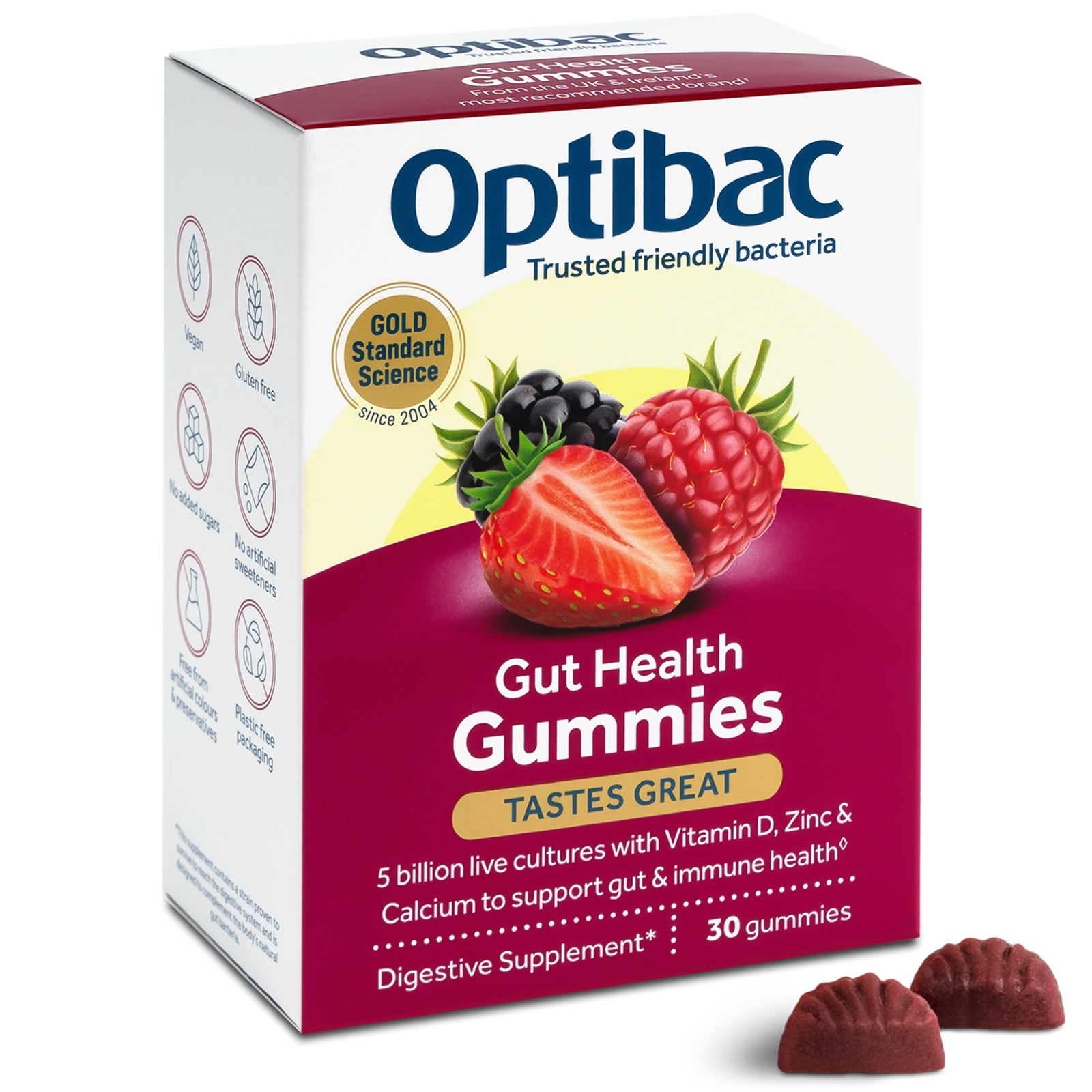 Optibac Probiotics Gut Health Gummies 30