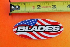 BLADES Rollerblade USA Flag Board Shop Skates Vintage INLINE Skating STICKER