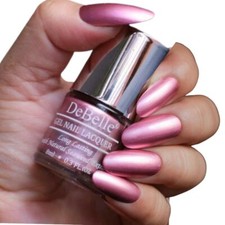 DeBelle Gel Nail Polish Chrome Glaze Metallic Pink 8ml