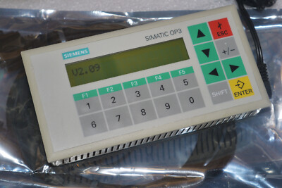 Siemens Simatic S7 HMI Panel OP3 - 6AV3503-1DB10 + Kabel Set