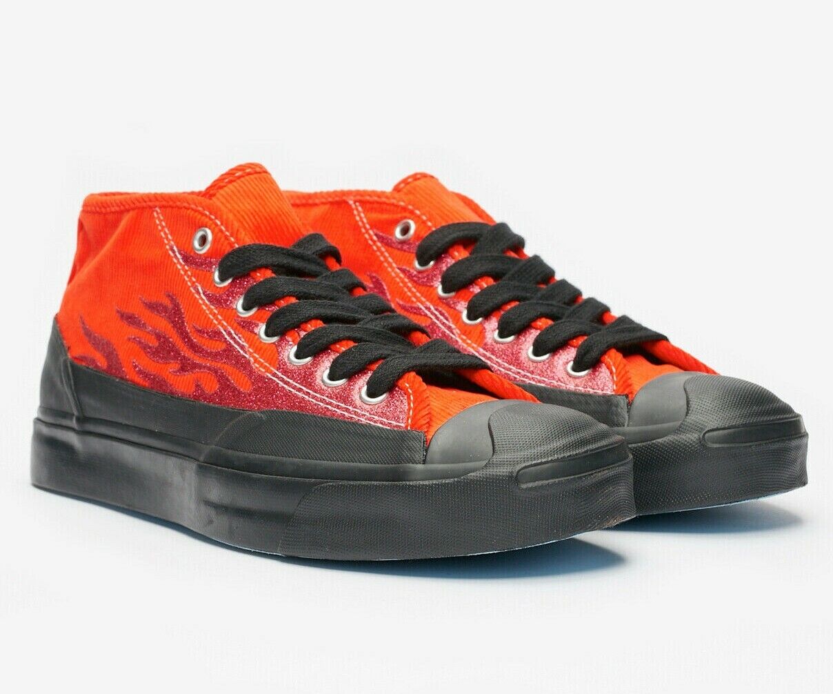 identificatie uitvinding plak Size 7 - Converse Jack Purcell Mid x ASAP Nast Red Flames 2019 for sale  online | eBay