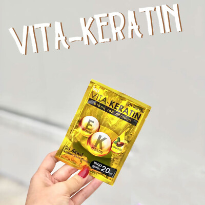 10 Sachets Vita Keratin Salon Daily Deep Repair - Masque Réparateur Cheveux Abîmés - Kératine, Vitamines